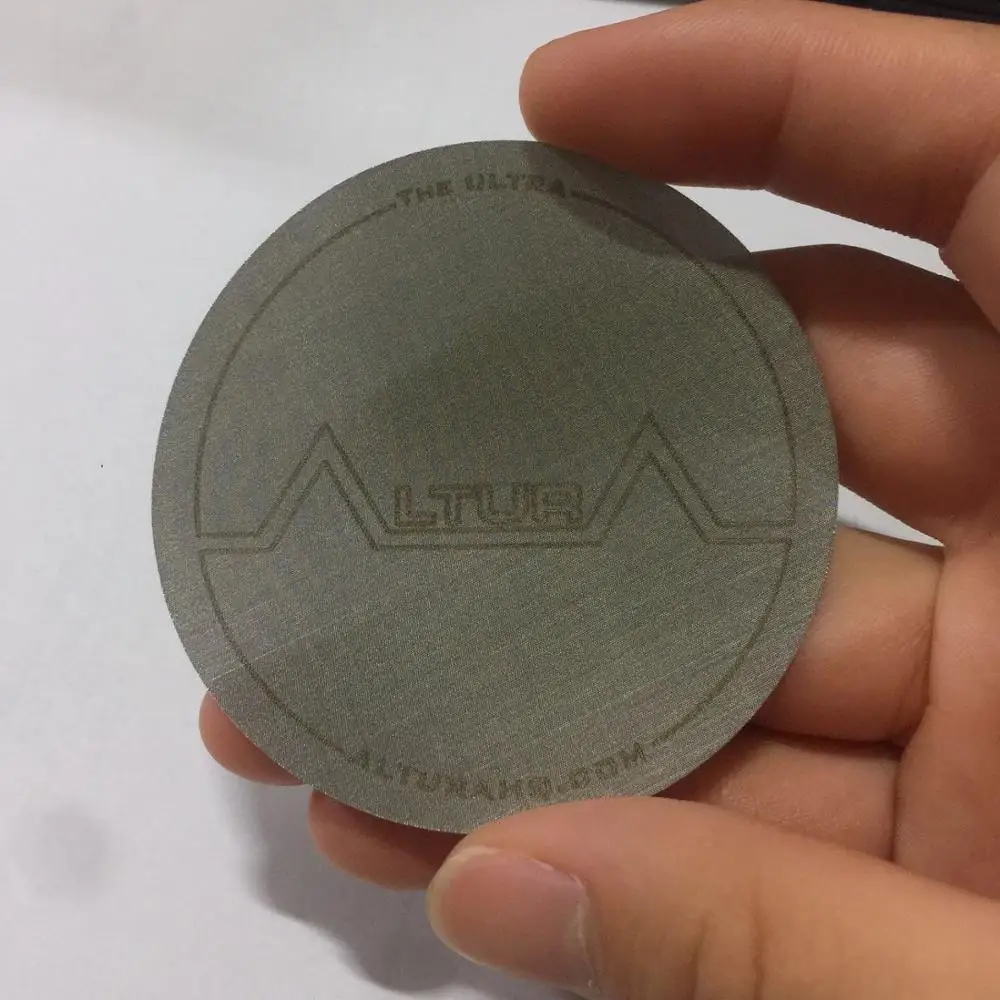 25 50 micron stainless steel titanium mesh coffee filter