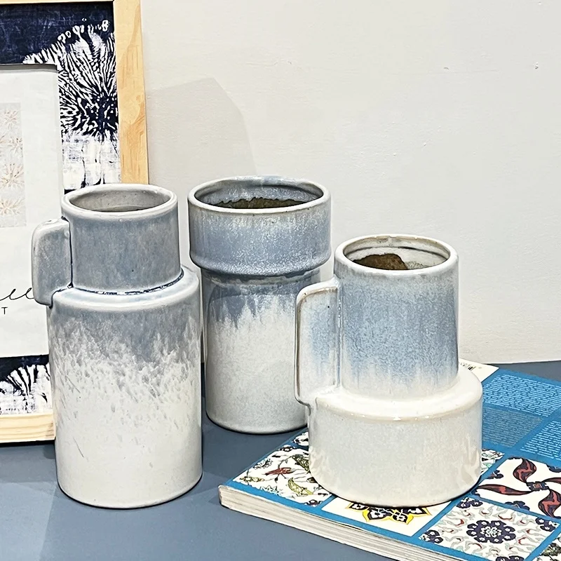 Ceramic Flower Blue Vases Bulk Unique Vases
