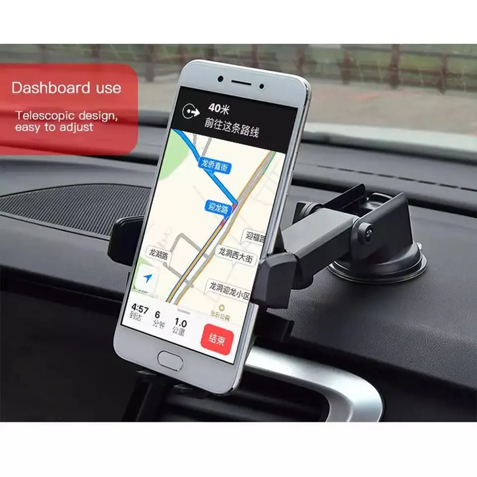 2021 Multifunction Desktop Phone Holder Degree Cell Phone Holder Rotatable Telescopic Car Mobile Phone Holder