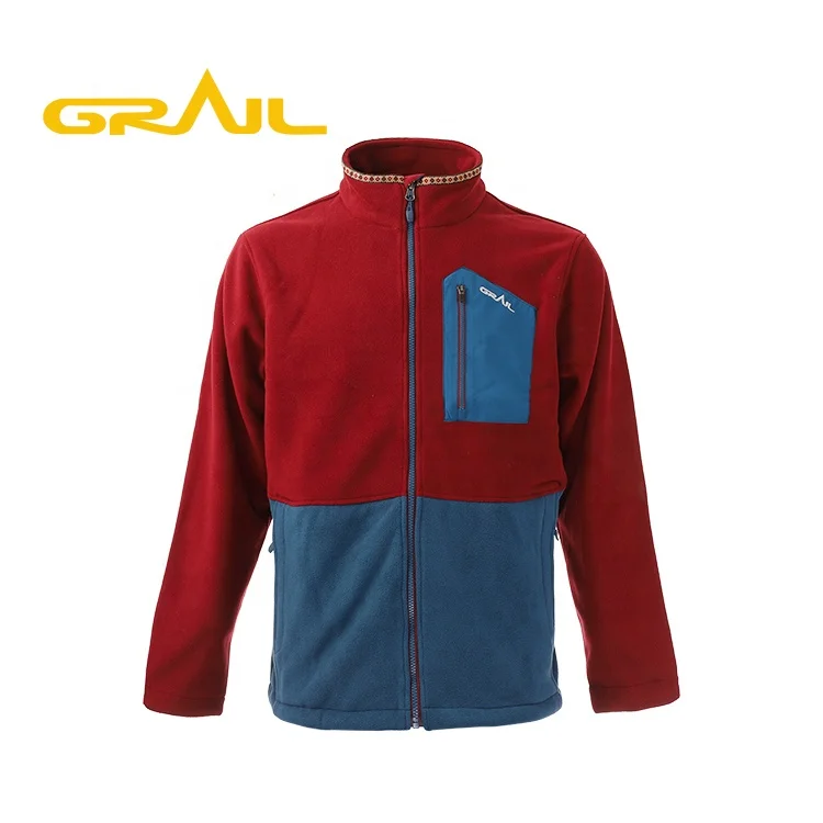 Оптовая продажа, модный дизайн, изготовленная на заказ Водонепроницаемая флисовая куртка для пеших прогулок, мужская спортивная куртка