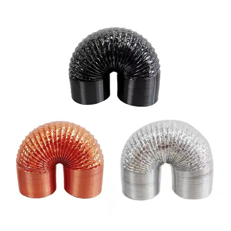 Factory direct custom dust removal flame retardant aluminum foil tube for Boiler oil fume