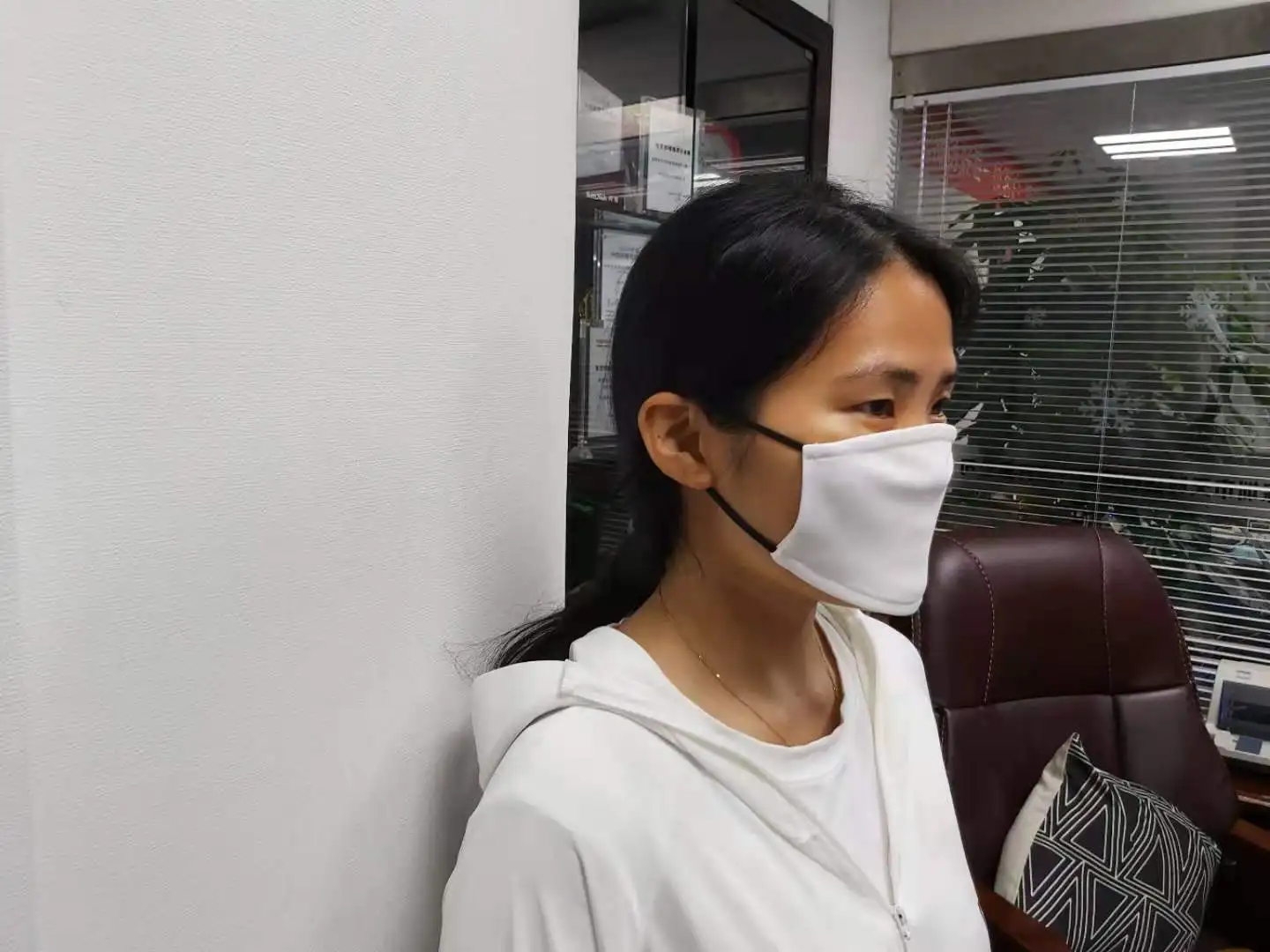 3D design thin breathable washable polyester blank white sublimation mask