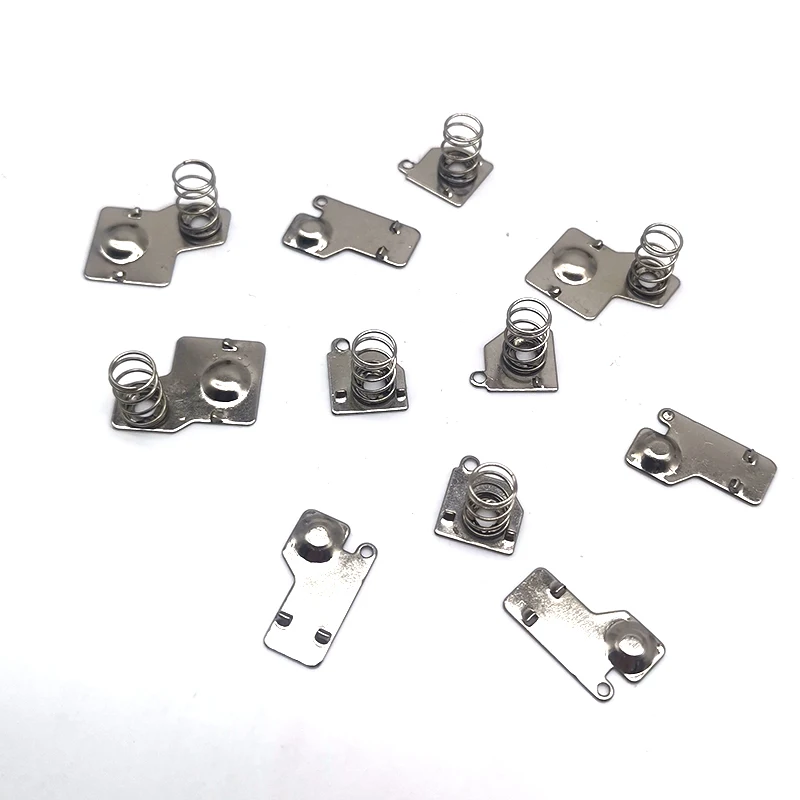 Customized Sheet Metal Fabrication Toy compression spring Carbon Steel Metal Stamping Parts For Battery Clip