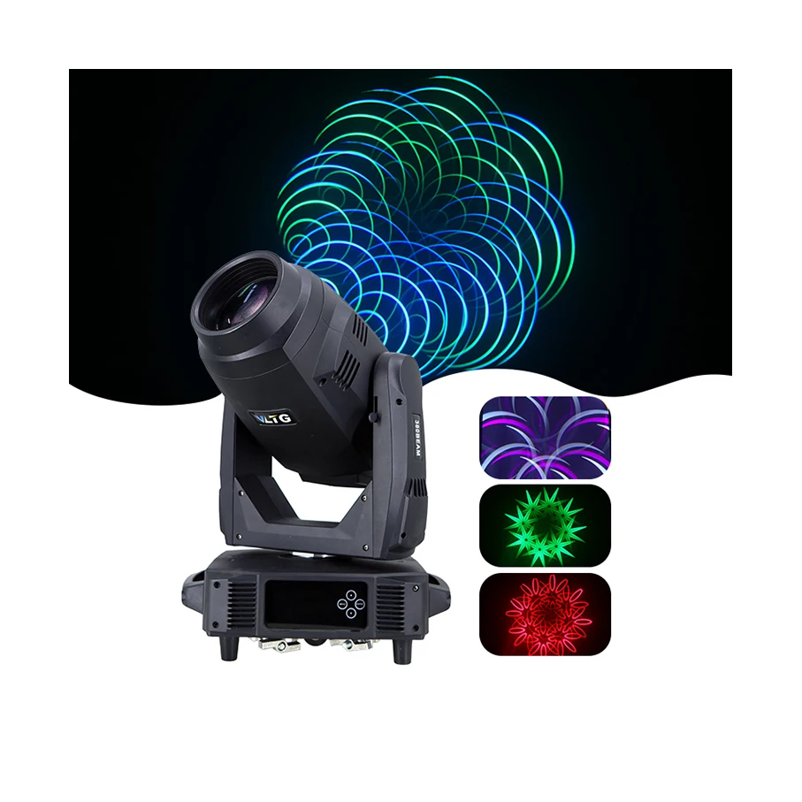 Theater Events Beam 380W BSW CMY Led Stage Lighting Beam Spot Wash 3In1 Moving Head Light