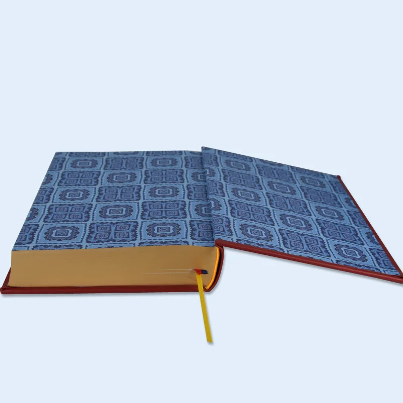 2024 OEM Printing Service Supplier Customized Mixed Color PU Leather Hardcover Religious Holy Bible