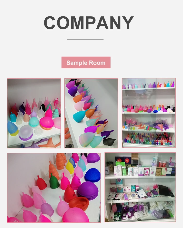 Оптовый Поставщик, полный набор менструационных чашек для периода, медицинский силиконовый вкладыш для менструации с увеличенной кольцевой петлей