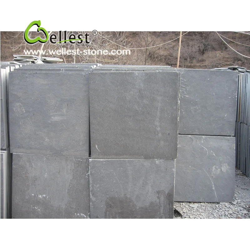 carbon black natural slate tile outdoor slate tile rough slate tile