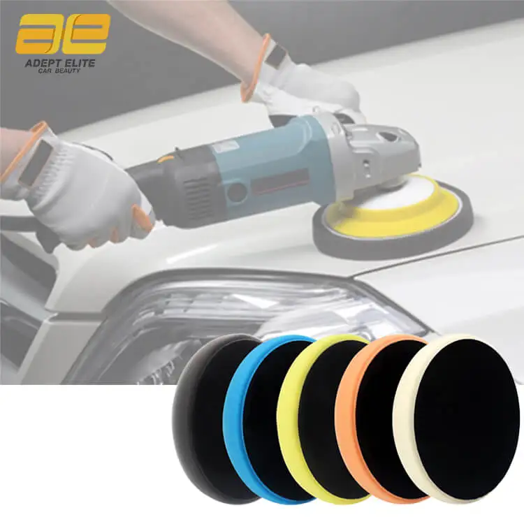 
5 Inch 125mm Foam Auto Polishing Pads Buffing Wheels Pads Buffer Pads Car Polishing Sponge For Car Polisher 
