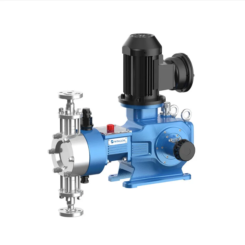 Pvc Pump Head Mechanical Diaphragm Metering Pump Chemical Metering Pump