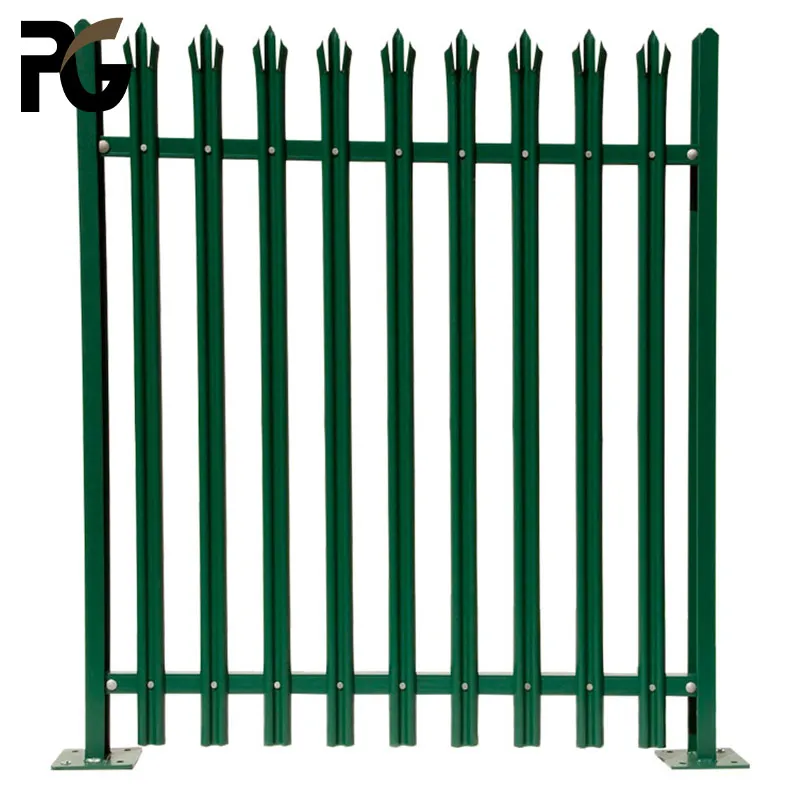 Wholesale W Pale Galvanized Steel Europe fence garden palisade fencing