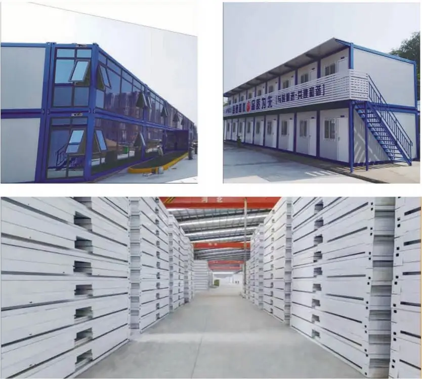 New Large Living Portable Prefab Flat Pack Container House Anti Earthquake Construction Economic Prefabricated Home Building