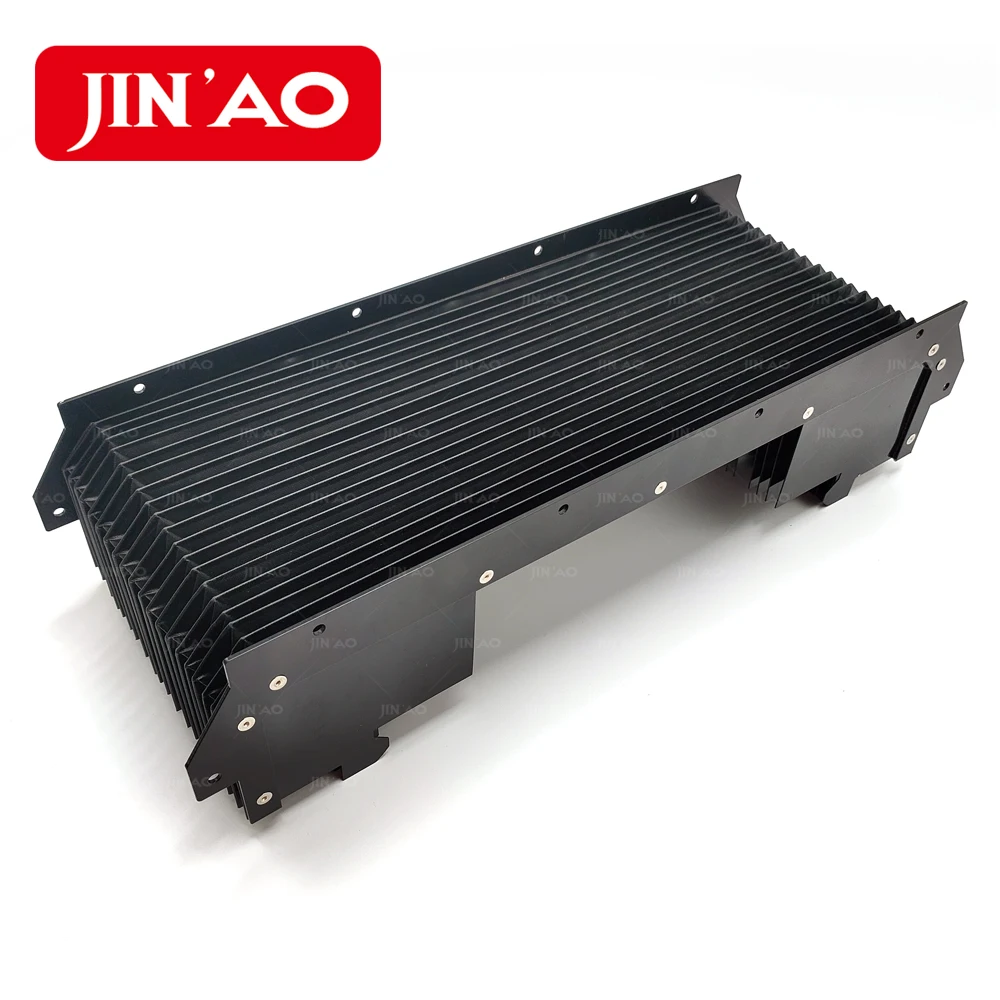 Guide Rail Bellow Covers CNC Accordion Flat Bellows