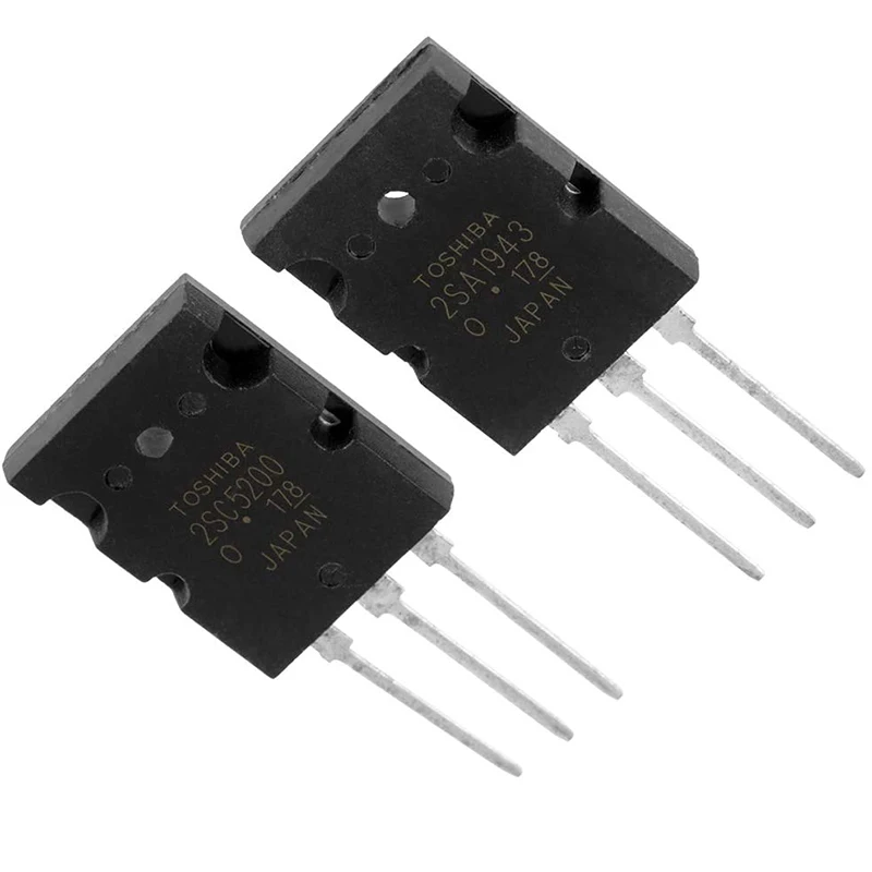 Cheap Price Original Brand 2SA1943 PNP 2SC5200 NPN TO-264 Tube RF power audio amplifier IC Chips integrated circuits transistors