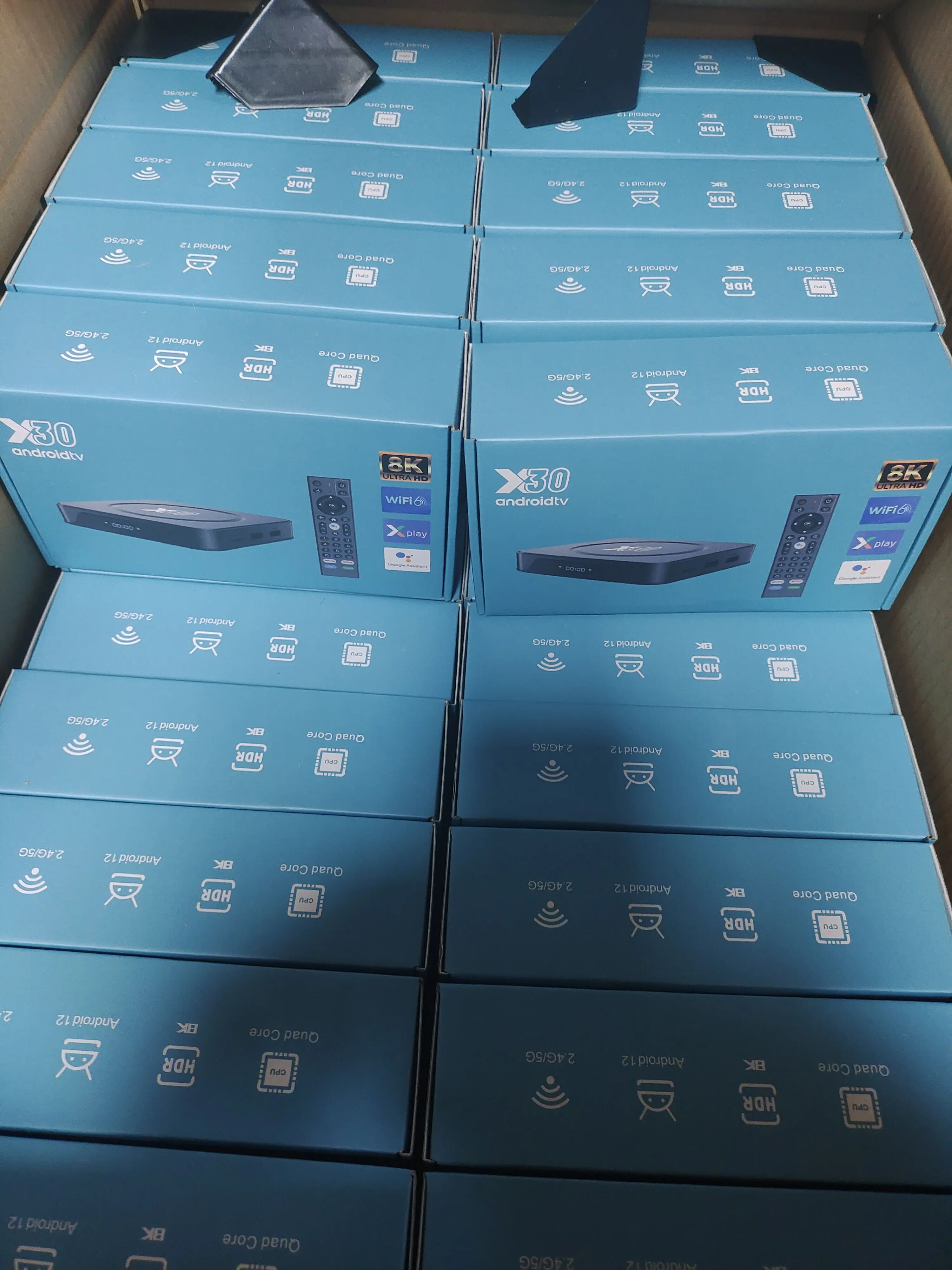 Wholesale TV Box X30 Android 12 H618 Chipset 5G Wifi 2GB 16GB 4Gb 32gb H618 Set Top Box 4K ip tvbox