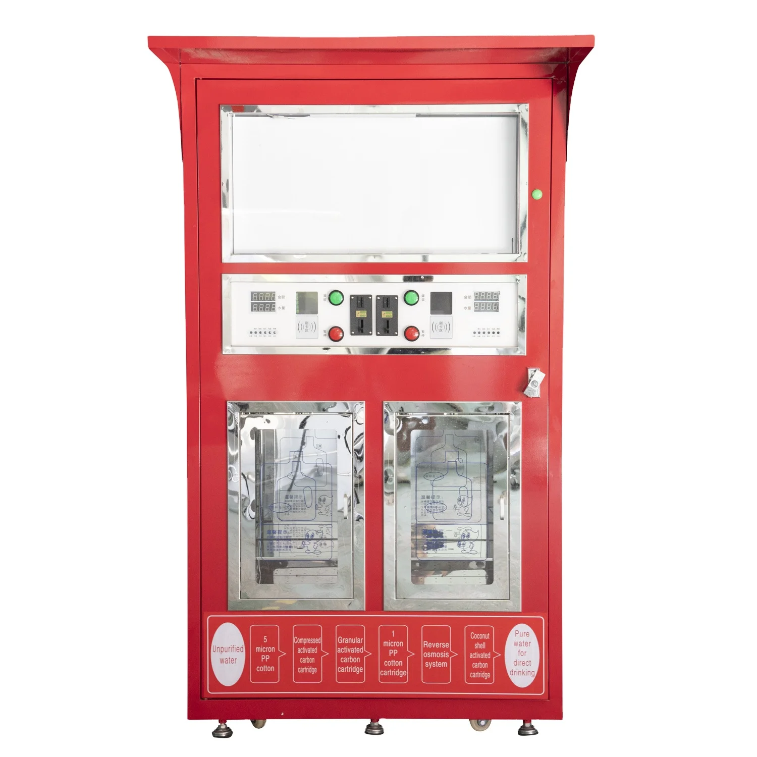 Coin mineral drinking water vending machine /coin and paper money and card reader water vending machine water vendor