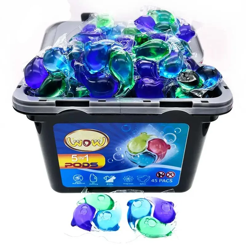 Wow Laundry Detergent Capsule Machine Laundry Pods Detergent For Sale