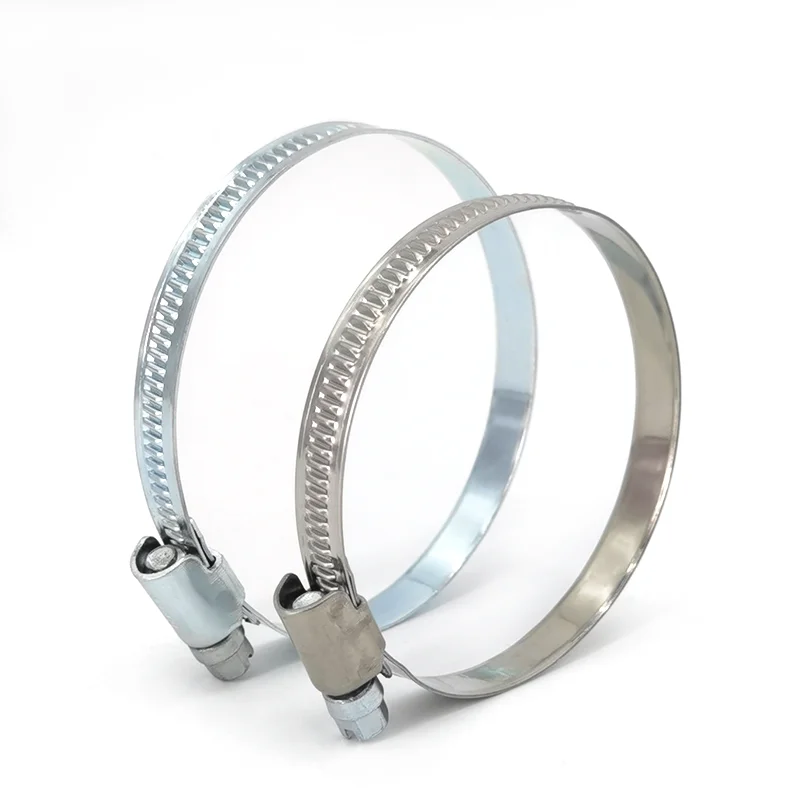 Factory Direct Sale Stainless Steel German Type Hose Clamp Good Quality Gear Clamps