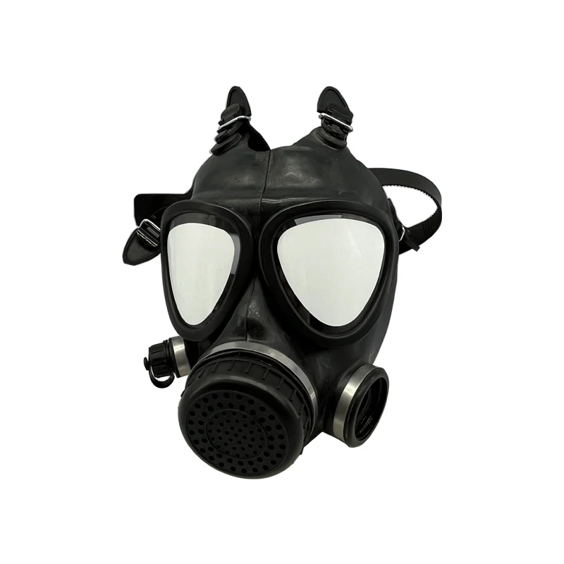 Good Price Breathing Rubber Respirator Full Face Gas Mask With Hydration Port Kettle