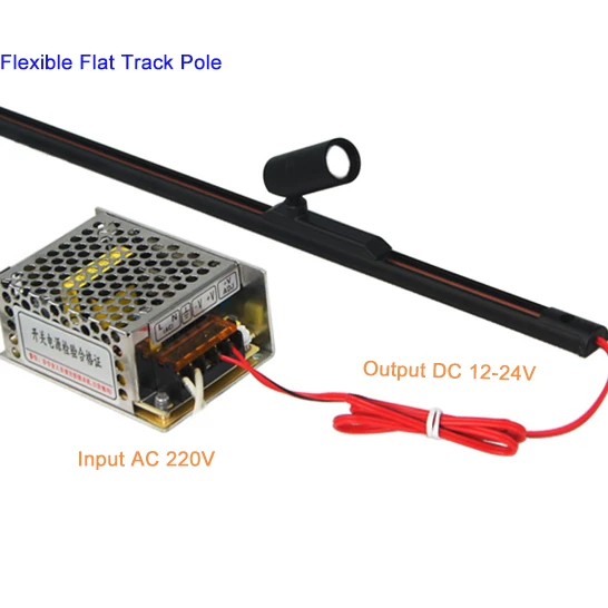 Mini Spot Lamp Glass Display Counter Showcase Led Lights for Mobile Phone and Jewelry Showcase Cabinet CHIB-Round Track Pole