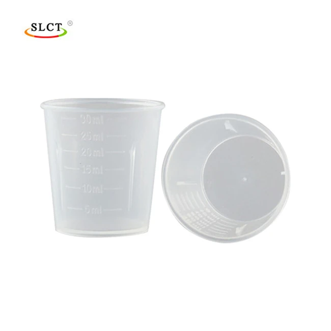 1oz 30ml 200ml Lab Medical Plastic Medicine PP Measuring Cup