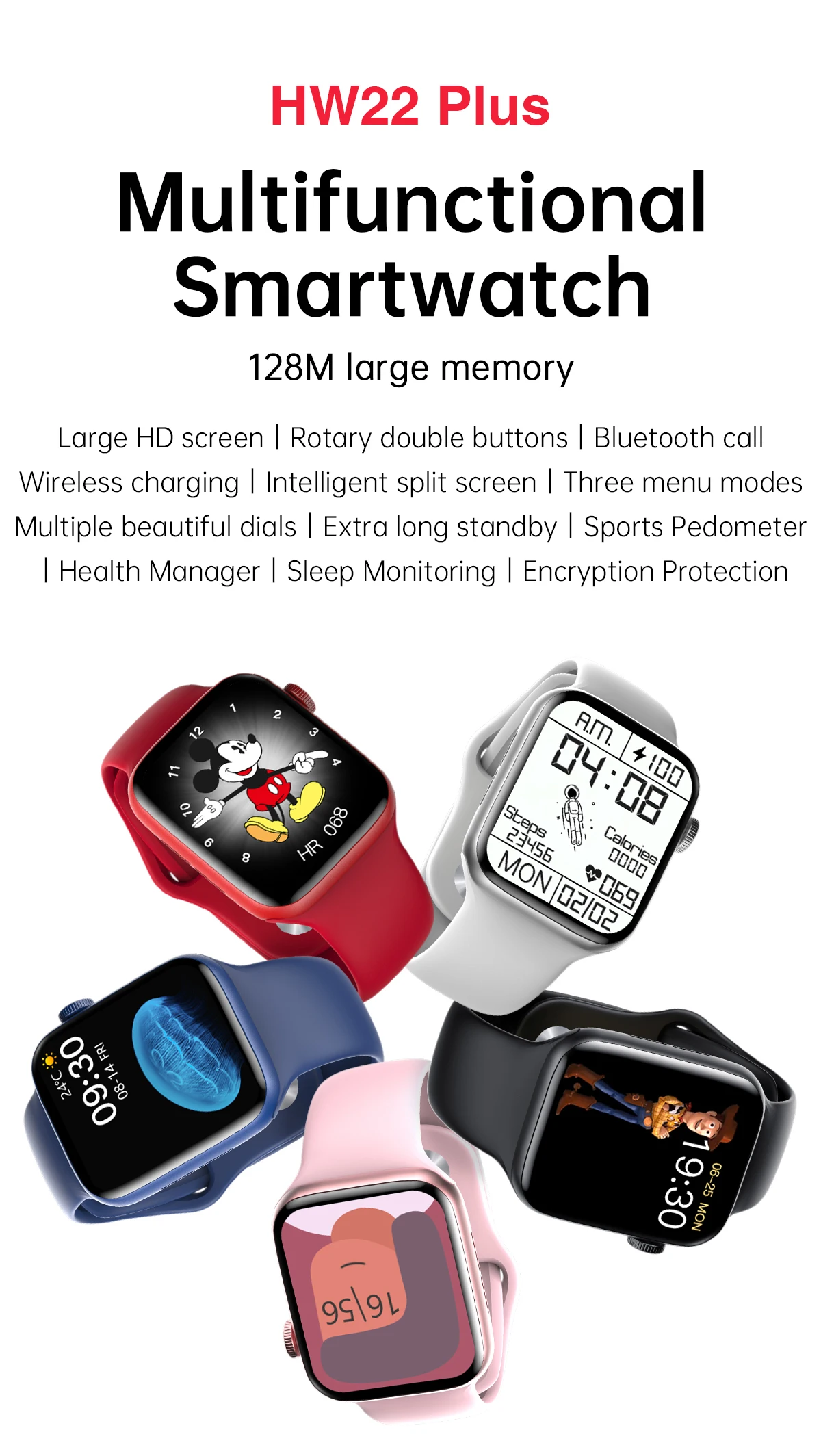Reloj inteligente hw22 plus 2021 Беспроводное зарядное устройство смарт-часы iwo hw22plus wearfit Смарт-часы серии
