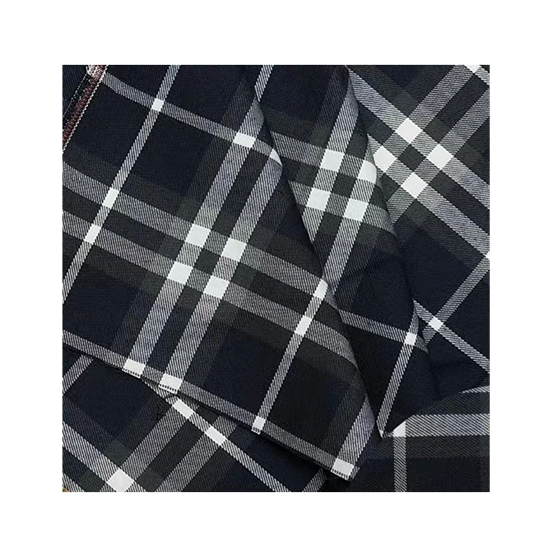 Newest Design 100% Cotton Madras Plaid Canvas Fabric For Decoration