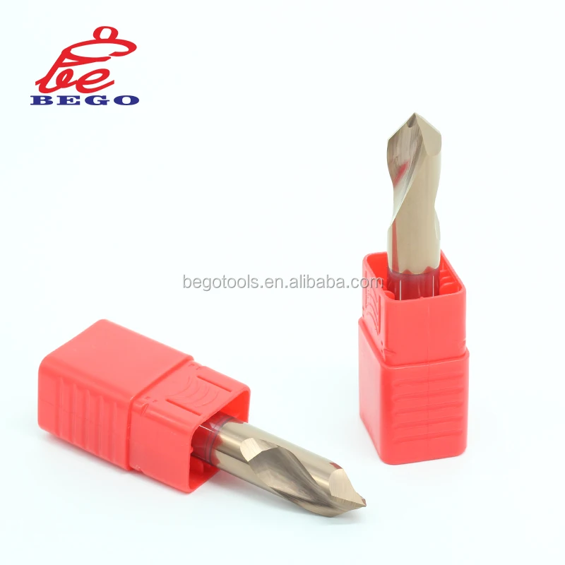 3mm 4mm 5mm Machining Hole Tungsten Carbide Steel Point Spot Drill Bit Coated Chamfering Tools
