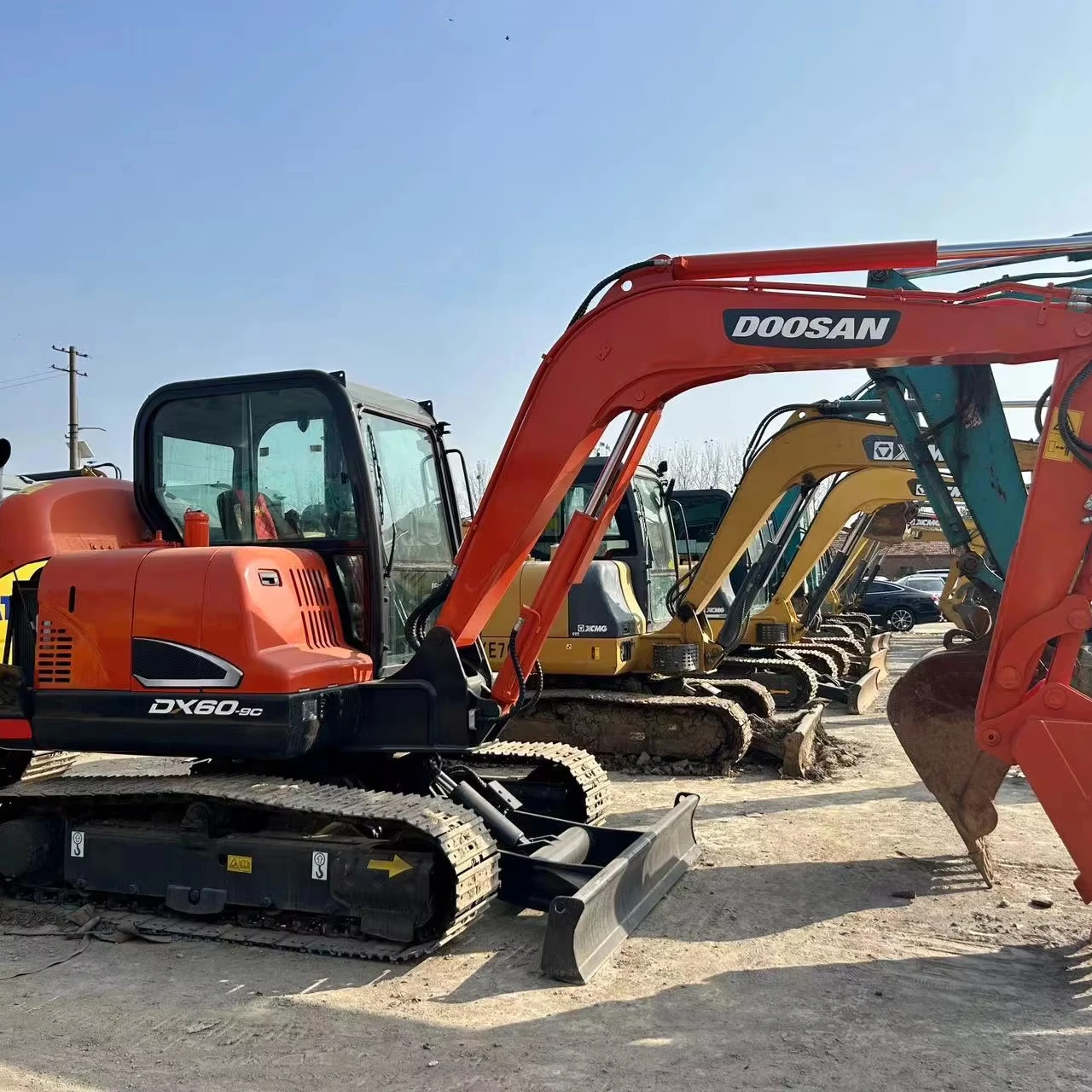 Original used Doosan DX 60-9 Excavator For Sale Secondhand DOOSAN dh55 dx60 dx75 dx150 dx480lca dx530lc sale
