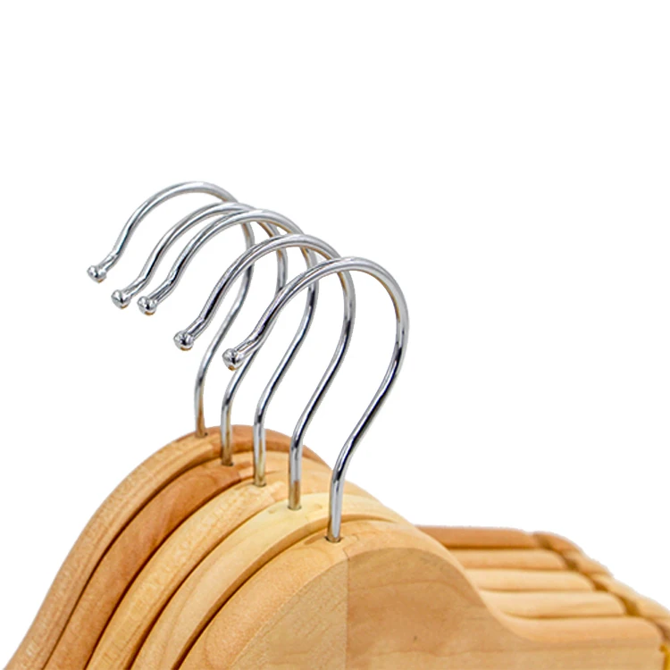 Factory Price Hot Style Wholesale Coat Wooden Hanger With Logo