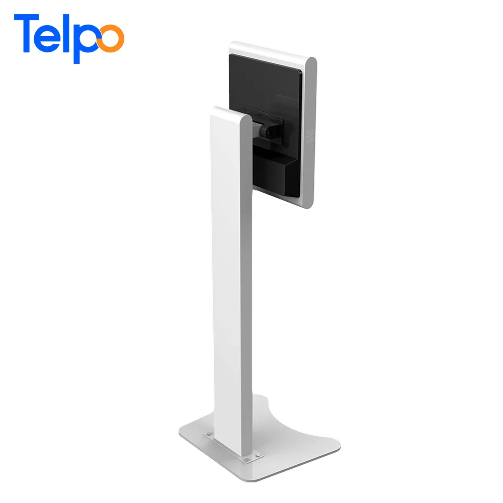 
wifi/BT/ethernet TPS716 visitor management system kiosk with face recognition camera for bank 