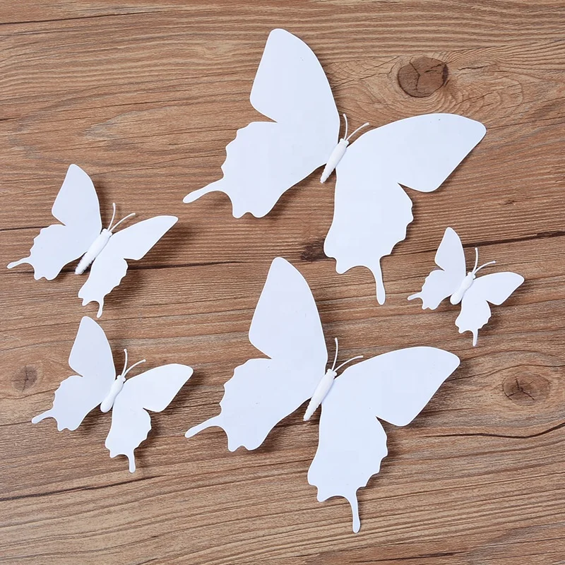 newest design artificial butterfly  For hotel hall or stage Christmas Garden Decoration 3d butterfly