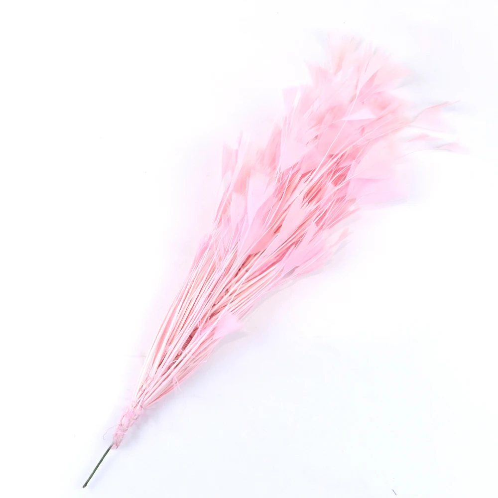 Millinery Supplies Stripped Turkey Feather Flowers  DIY Home Party Headdress Decoration Feathers for Crafts
