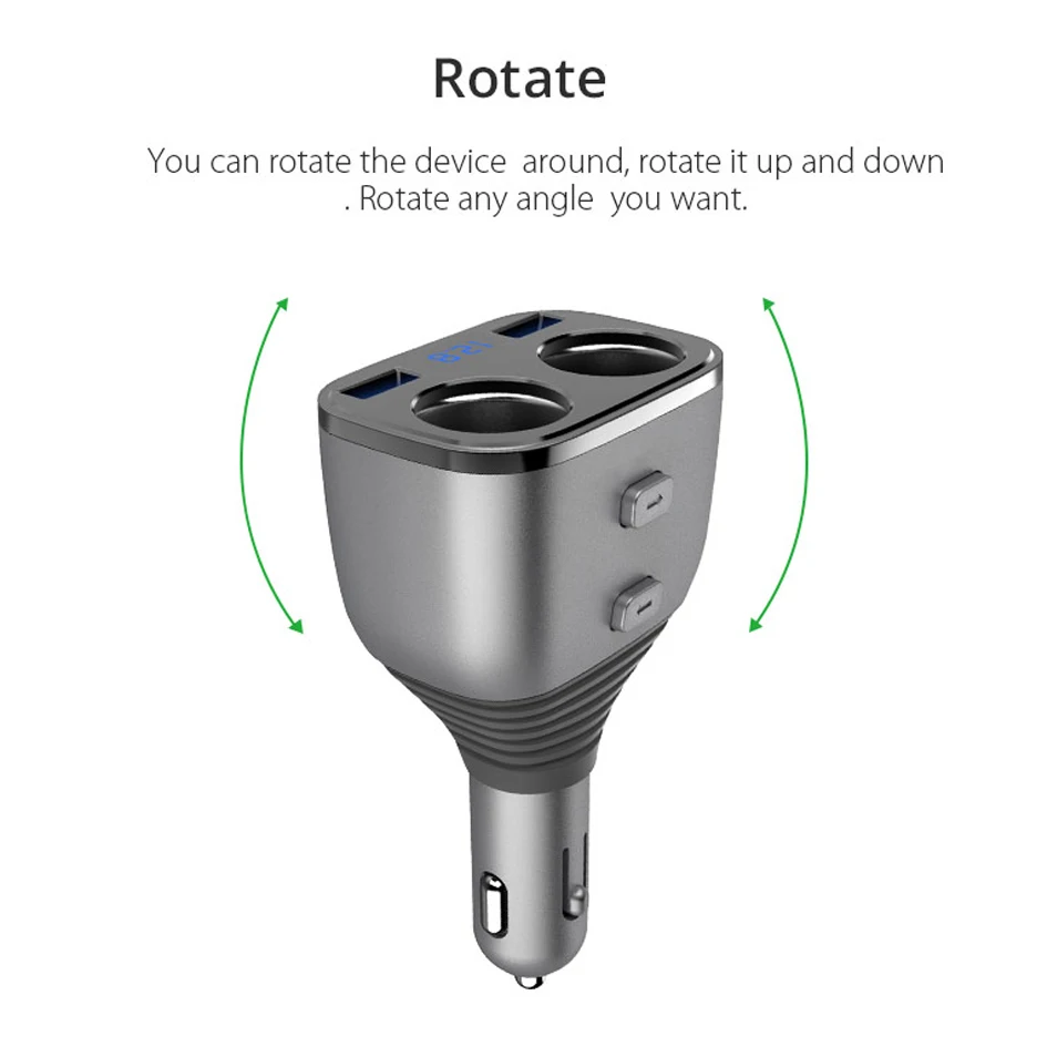 C28 High quality Hands-Free Call Dual charger for mobile TF Card FM Transmitter MP3 Music Player Car Kit