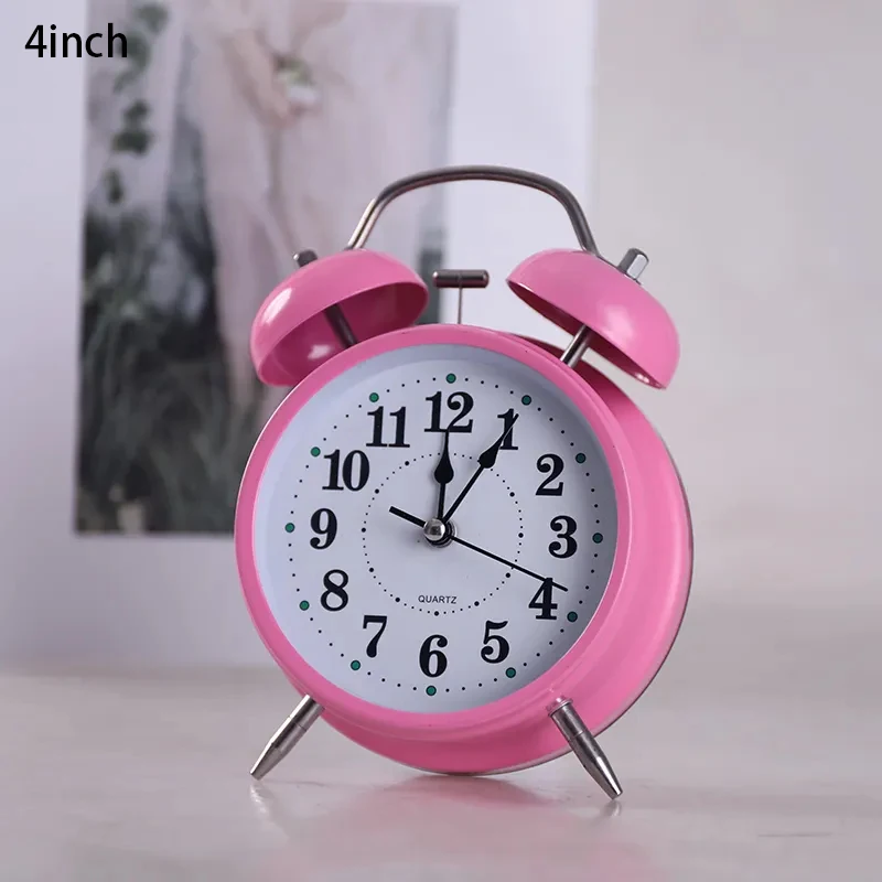 Big Discount Sleep Alarm Clock Children 4 Inch Best Sunrise Alarm Clock Pink Alarm Clock