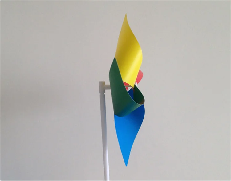 Детская пластиковая ветряная мельница, Классическая Игрушка «сделай сам» для мальчиков и девочек, однотонная ветряная мельница, игрушка