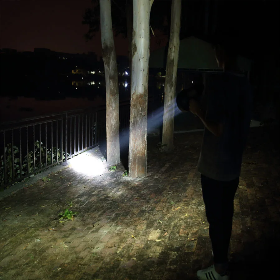 12v High Power Led Searchlight  Camping Lantern Rescue Searchlight Emergency Light with Marine