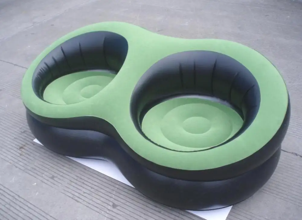 Inflatable Single Person Sofa Chair Inflatable Double People Outdoor Sofa Inflatable Lounger Sofa