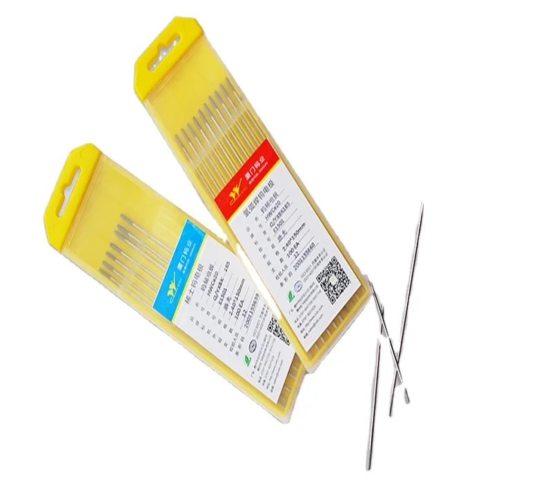 
10 PCS Red Welding Rod 2% Thoriated 1.0mm 1.6mm 2.0mm 2.4mm 3.2mm 4.0mm WT20 TIG Tungsten Electrodes 