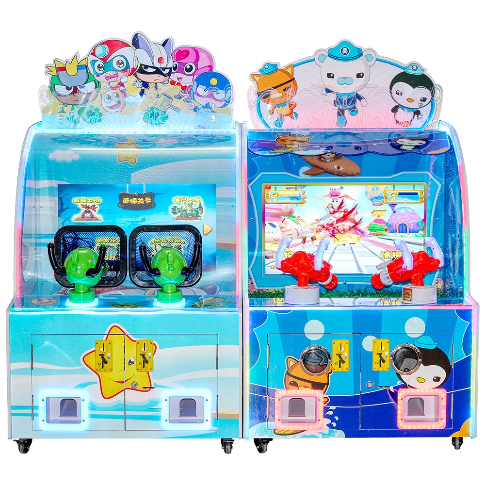 Заводская цена игра для стрельбы в воде с 2 игроками двойной игровой автомат Water Jet детская аркадная