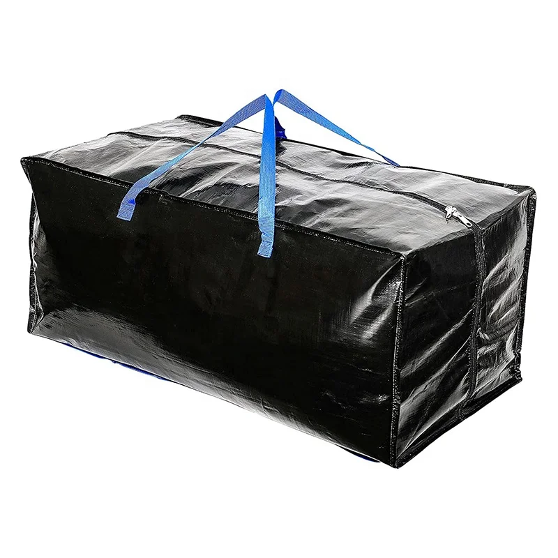 Durable Waterproof clothes Organizer Extra Large Storage Bags Moving PP Woven Moving Storage Bag