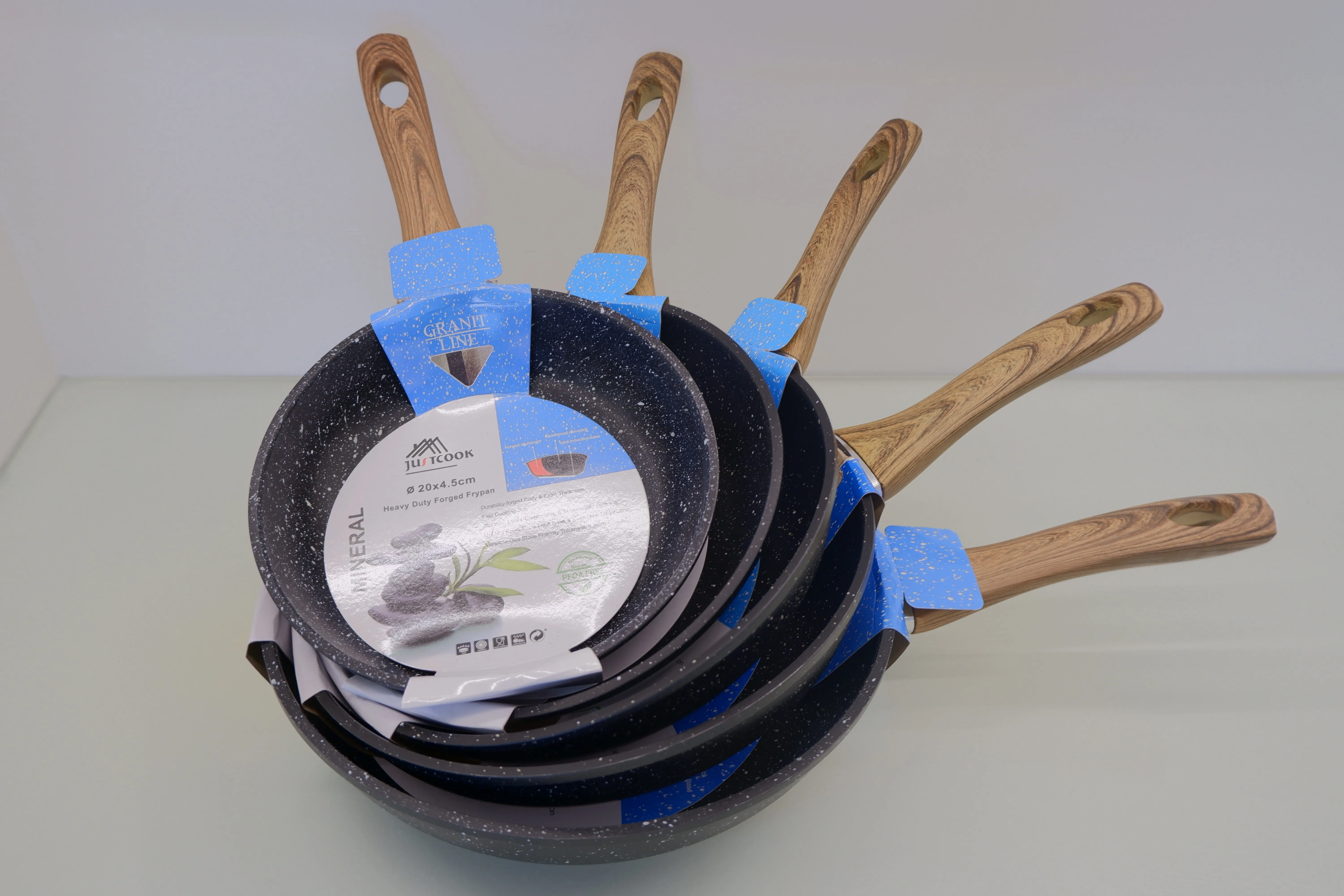 18cm 20cm 22cm 24cm 26cm 28cm Forged Frying Pan Non-stick Saute Pan
