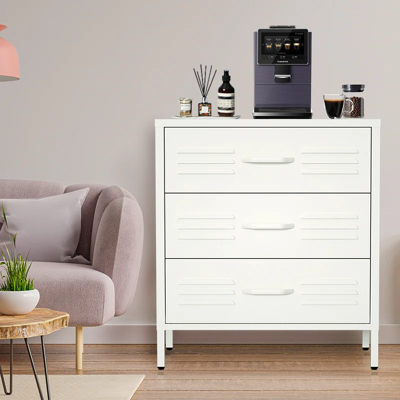 living room cabinets drawer storage cabinet metal storage chest of drawers bedroom night table bedside with 3 /4 drawer
