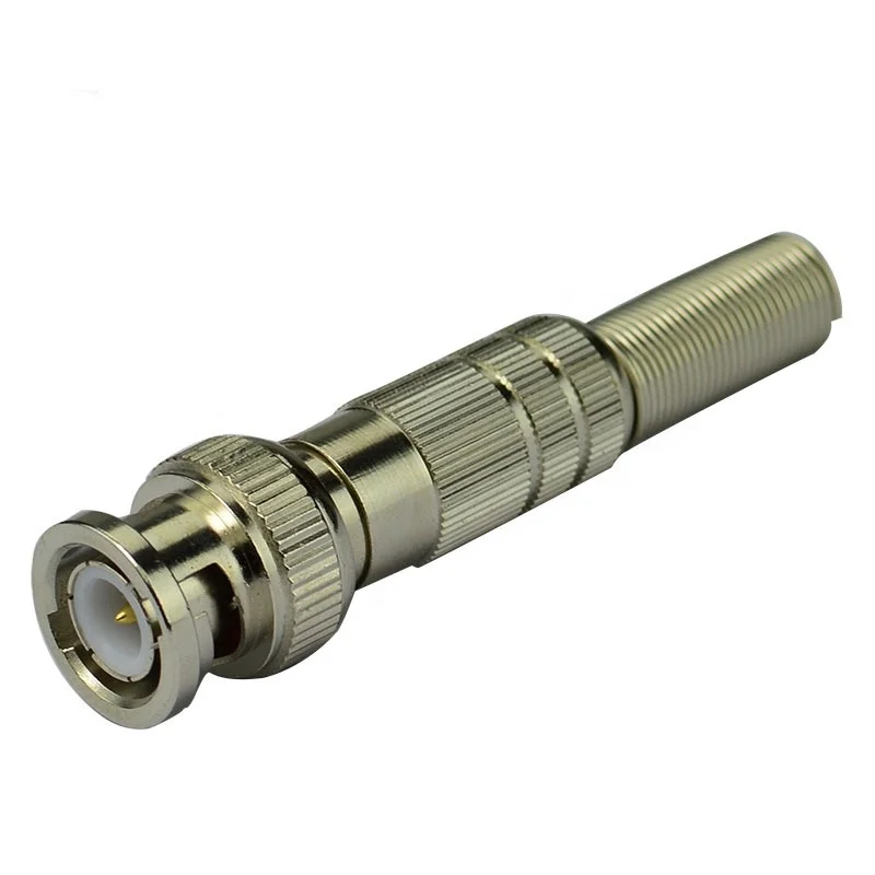 Hot Sell High quality RF Coax Cable Plug Welding And Weld-free CCTV BNC Connector