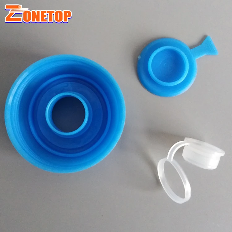 Free Sample Reusable Non Spill 55mm Lid 7.5 Liter 12L 15L 18 Litre 19L 20 Ltr 5 Gallon Plastic Mineral Water Bottle Cap For Sale