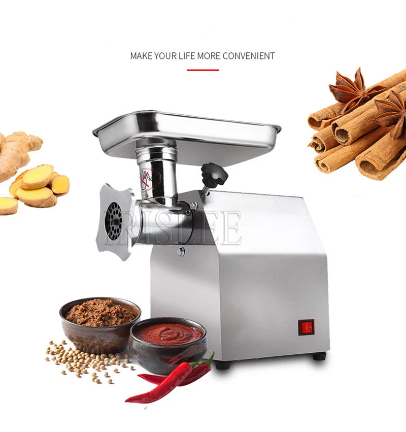 Electric Meat Grinder 850W Max Power - Stainless Steel Meat Grinder Mincer Stainless Steel Blade and Plates