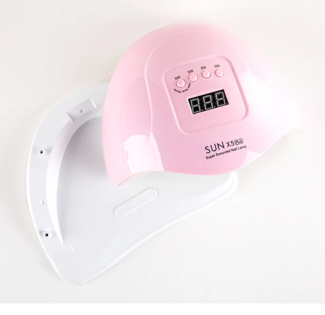 Pink Color Nail Lamp Machine 36 PCS UV LED Lamp With UK Plug For Nail Polish