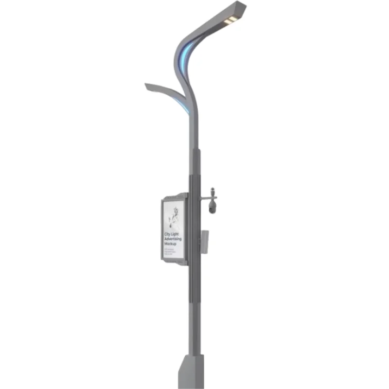 Наружная Водонепроницаемая китайская фабрика Wifi камера Rfid Sos и Usb порт Smart Light Pole для продажи