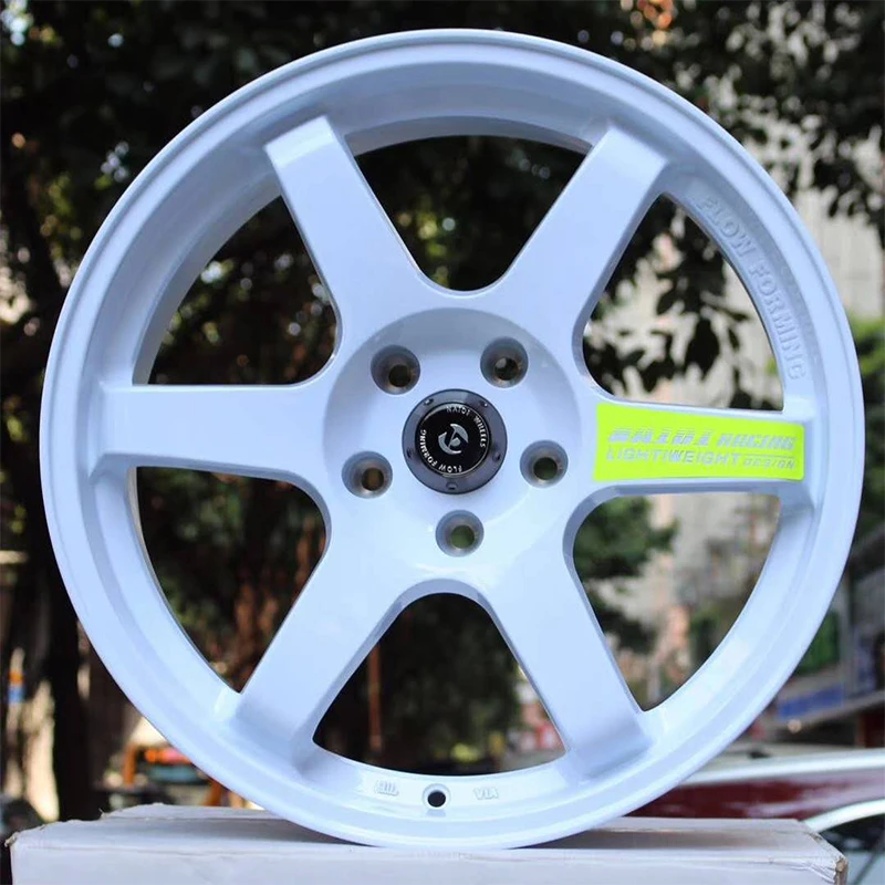 559  18inch  replica TE37 save energy 8.5kg light weight  flow forming alloy wheels  for any cars