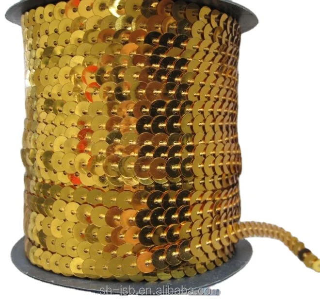 PET sequins line use for garments shoes bags