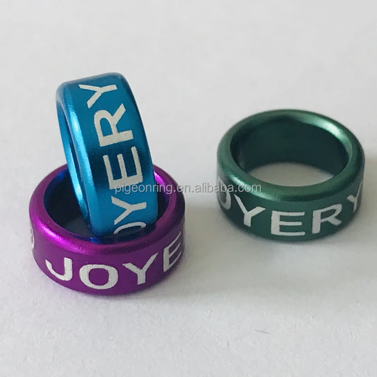 Wholesale High quality Aluminum bird rings short Archangel pigeon rings all size